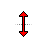Vertical resize cursor
