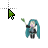 Background Miku cursor
