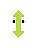 Vertical resize cursor