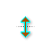 Vertical resize cursor