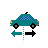 Horizontal resize cursor
