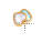 Crystal hearts cursor