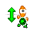 Vertical resize cursor
