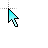 Teal Ocean- Blended- Mouse Pointer cursor