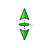 Vertical resize cursor
