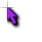 PURPLE GLOW HIGHLIGHTED 3D SHADED cursor