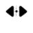 Horizontal resize cursor