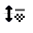 Vertical resize cursor