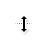 Vertical resize cursor