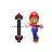 Vertical resize cursor