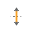 Vertical resize cursor