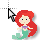 Little Mermaid Cursors preview