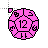 D12 Pink 1 cursor