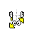 Amarillo diagonal 2 cursor
