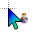 UFO Circling Earth cursor