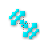 Pixel'd So Sky Diagonal Resize cursor