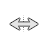 Horizontal resize cursor