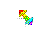 3D rianbow diagonal \ cursor