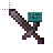 netherite sword and sign cursor