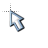 RealWorld 3D Blue-Silver Cursors preview
