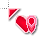 Heart pulse all red location cursor
