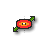 Fire Flower - Diagonal Resize 2 cursor