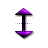 Vertical resize cursor
