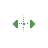 Horizontal resize cursor