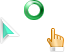 Windows 7 Evo OS Medium Cyan Edit Cursors cursor preview