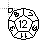 D12 White 1 cursor
