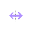 Horizontal resize cursor
