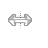 Horizontal resize cursor