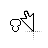 Vertical resize cursor