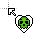 green skeleton pride cursor