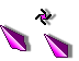 12 Black Crosses Cursors preview