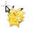 angry pikachu cursor