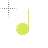 quarter note yellow cursor
