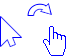 Arrow  White Animated Cursors preview