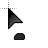 black cursor