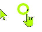 aero-acid-lime Cursors preview
