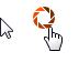 Windows 7 Portal Red-Orange Edit Cursors preview