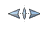 Horizontal resize cursor