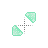 Anemo Diagonal Resize 2 Animated cursor