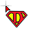 Superman Alphabet d cursor