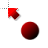 Red Bouncy Balls Cursors preview
