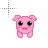 Cute kawaii Piggie cursor