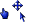 Windows XP 3D Orange Edit Cursors preview