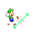 Luigi Diagonal 2 cursor