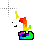 rainbow unicorn cursor