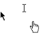 Black mini Cursors preview
